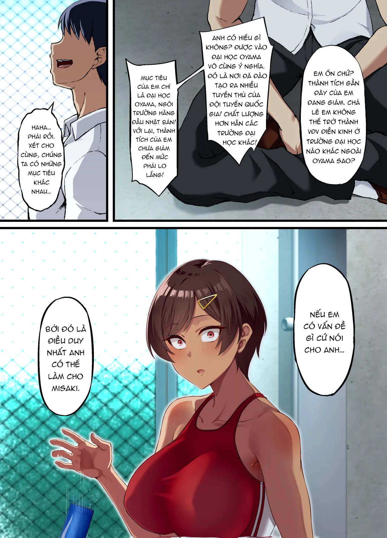 HentaiVN.net - Ảnh 5 - Xét tuyển thẳng đại học bằng hợp đồng tình dục [Seikou Hiwa ~Kareshi Mochi No Watashi Ga Toshishita No Otaku Ni Otosareru Made~] - Chap 1