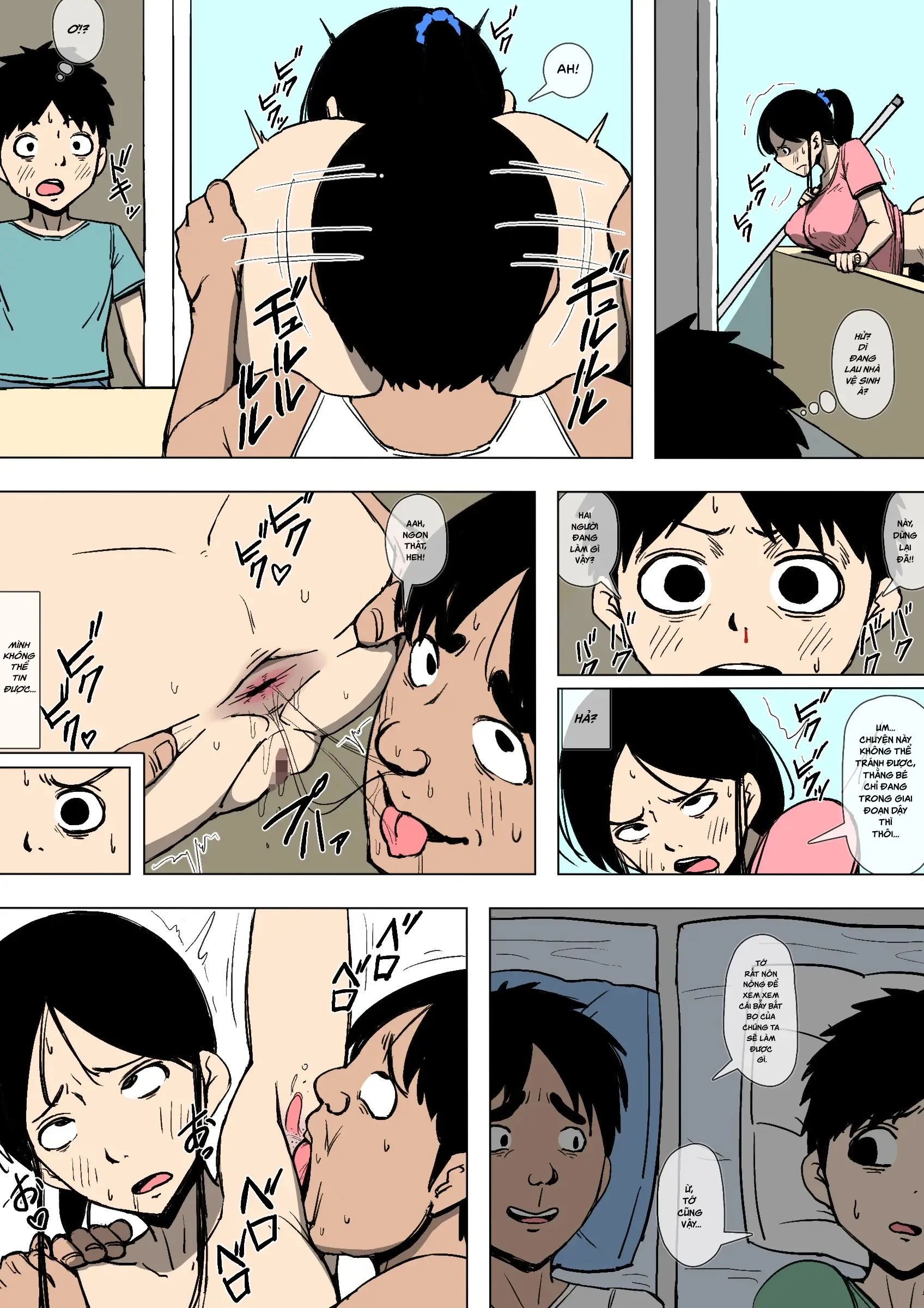 HentaiVN.net - Ảnh 11 - Họ làm tình với dì tôi [Oba-San To Aitsura Ga SEX O Shite Ita;They Had Sex With My Aunt] - Oneshot