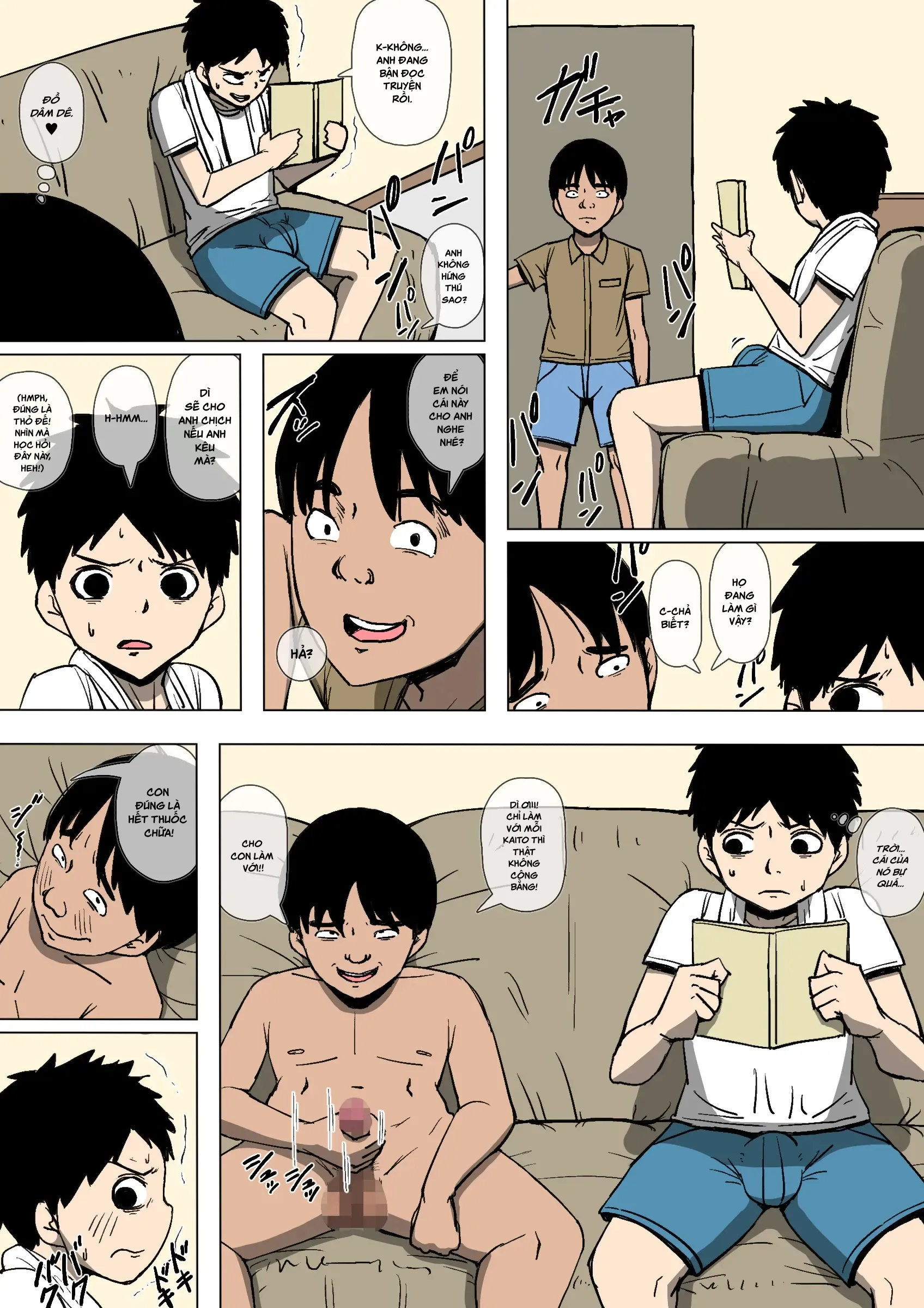 HentaiVN.net - Ảnh 20 - Họ làm tình với dì tôi [Oba-San To Aitsura Ga SEX O Shite Ita;They Had Sex With My Aunt] - Oneshot