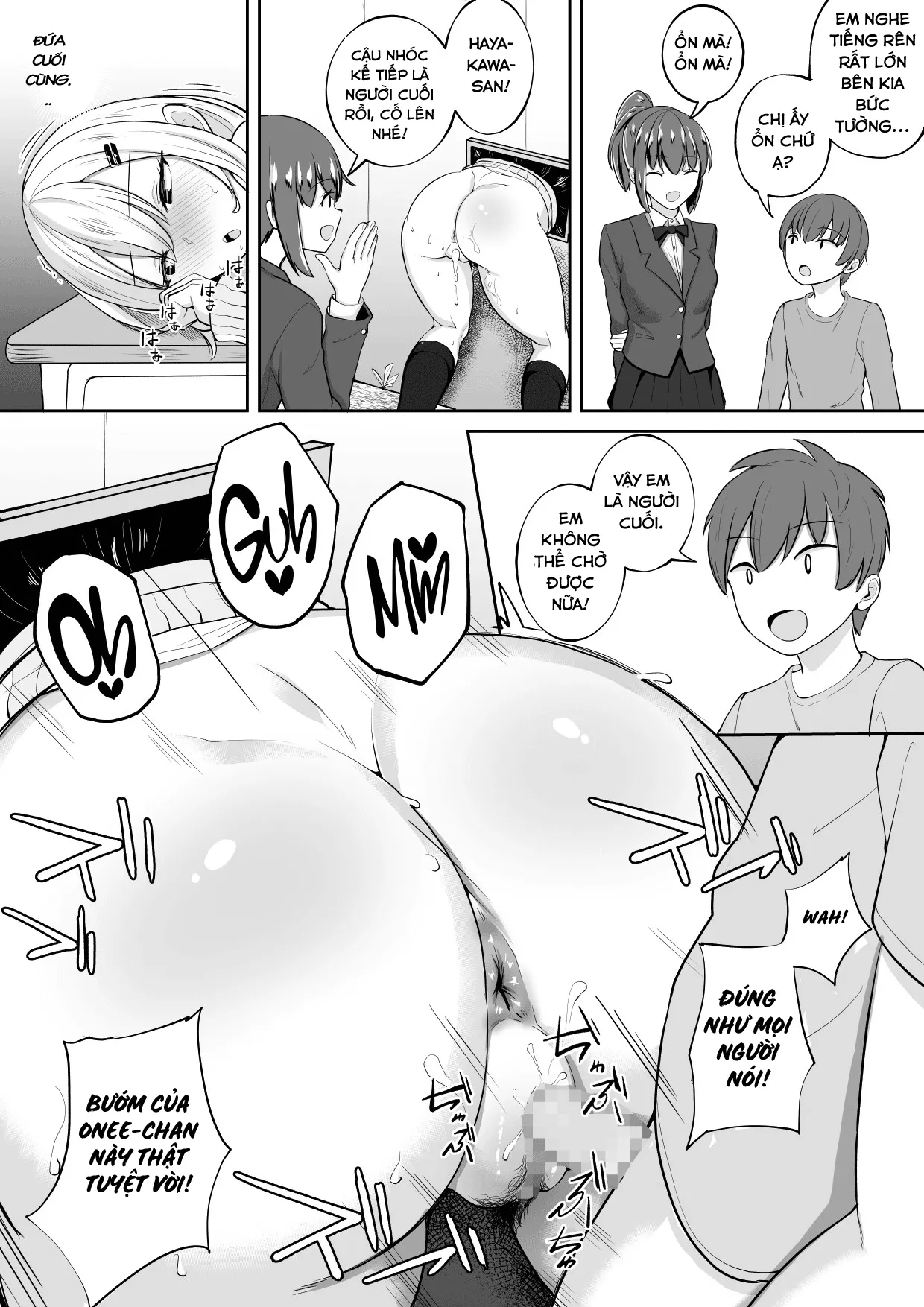 HentaiVN.net - Ảnh 27 - Thiền từ lộn [Kabe Shiri Bokin, Wall Ass Fundraising] - Oneshot