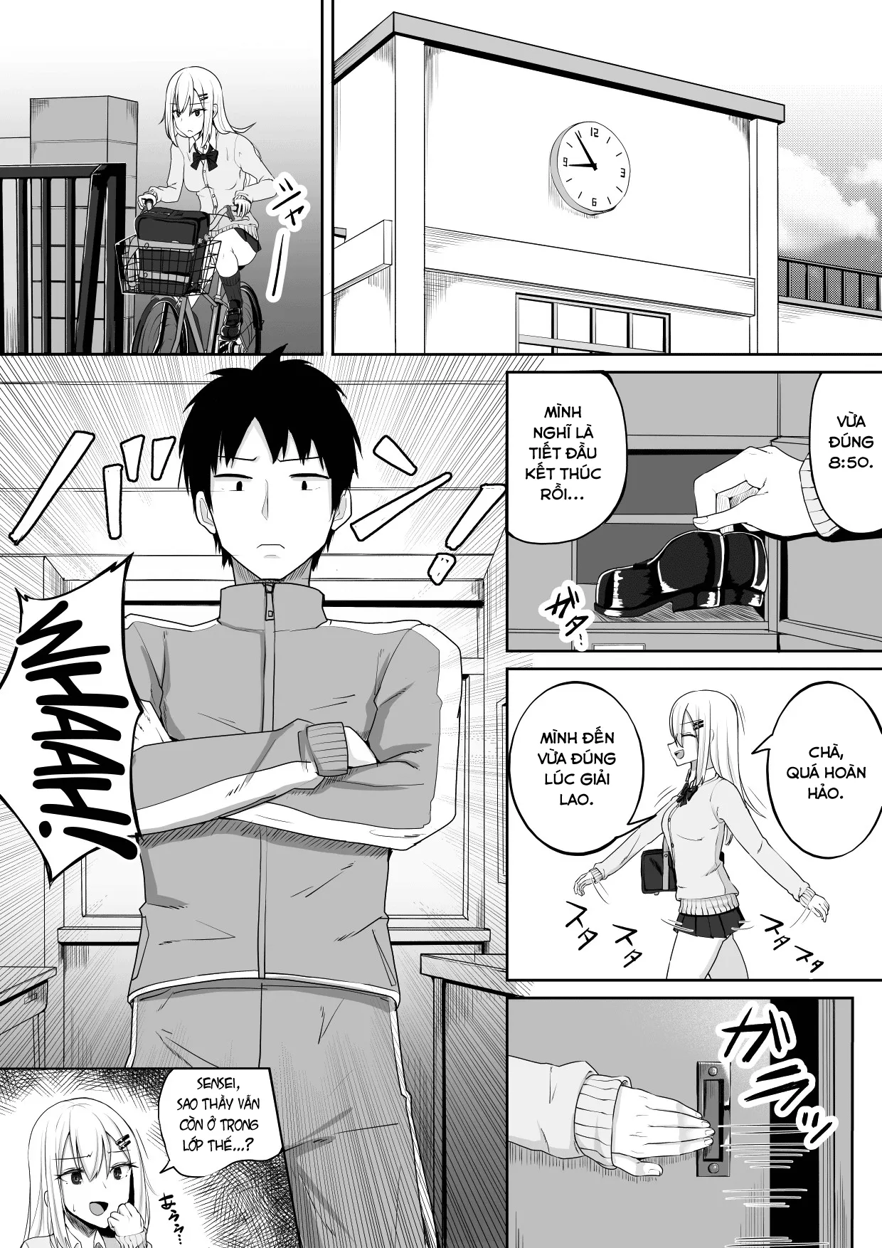HentaiVN.net - Ảnh 4 - Thiền từ lộn [Kabe Shiri Bokin, Wall Ass Fundraising] - Oneshot