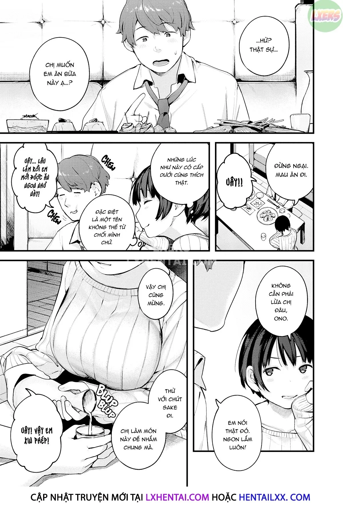 HentaiVN.net - Ảnh 7 - Đưa em về nhà - Chap 4 - Evening Appetizer