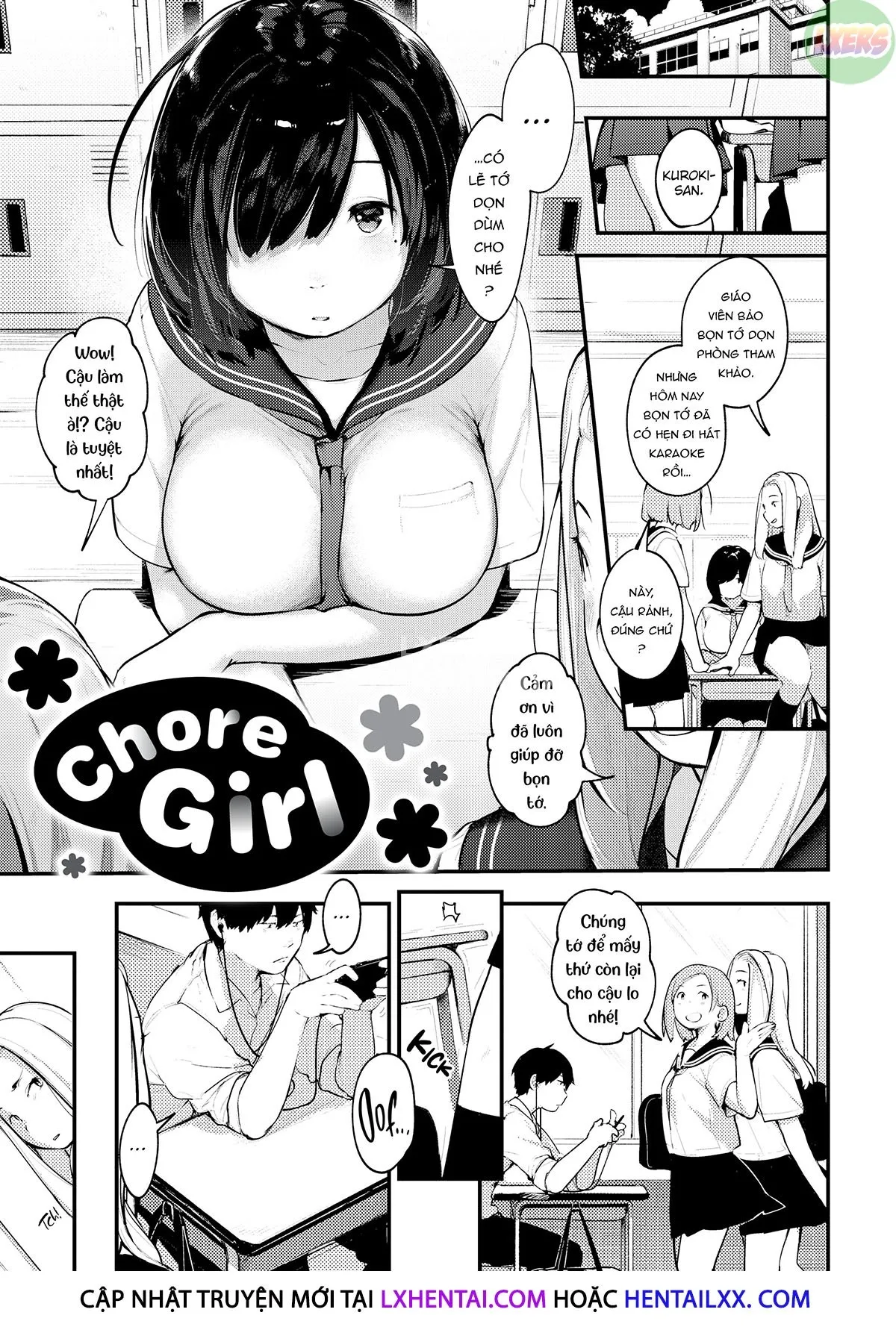 HentaiVN.net - Ảnh 5 - Đưa em về nhà - Chap 6 - Chore Girl