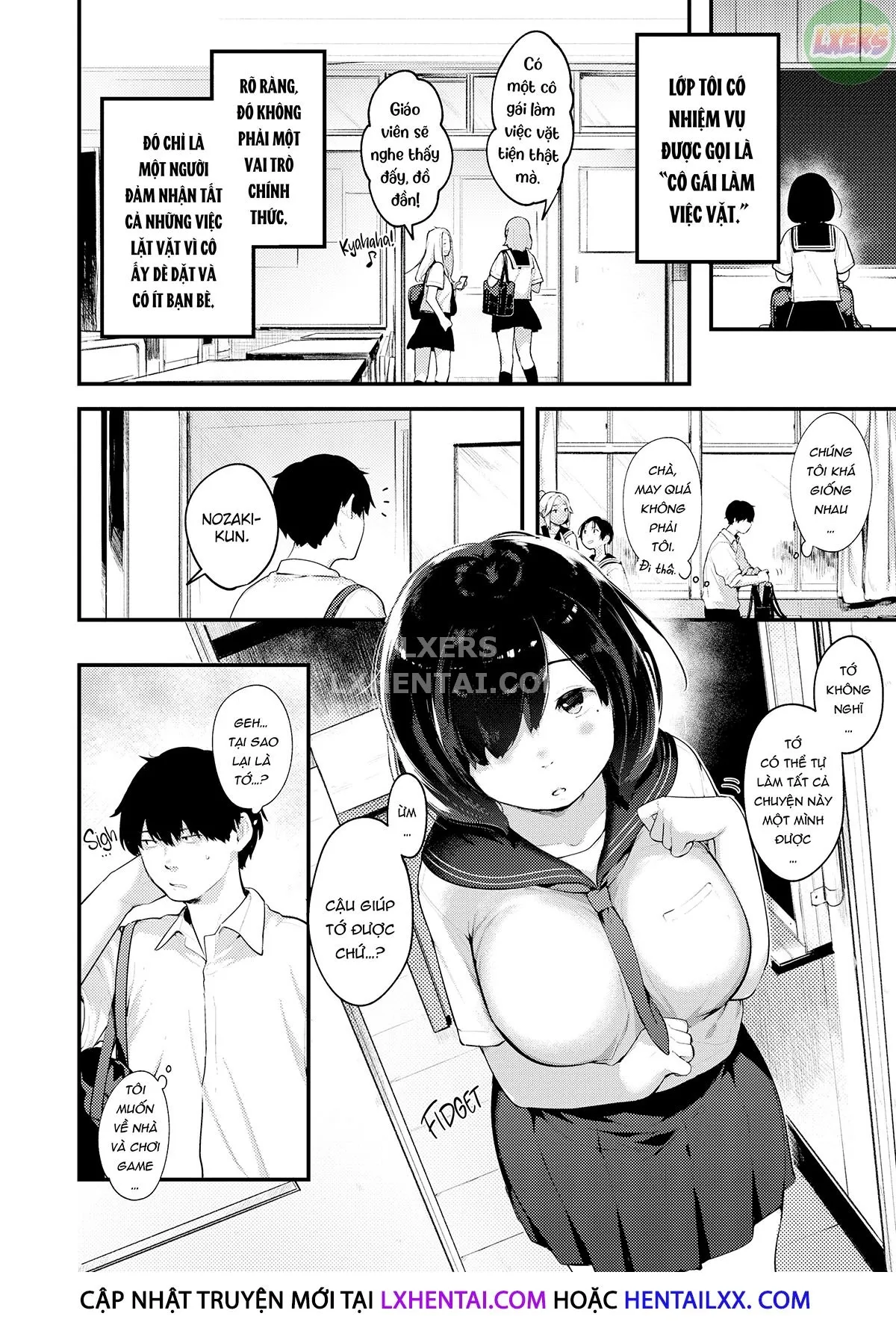 HentaiVN.net - Ảnh 6 - Đưa em về nhà - Chap 6 - Chore Girl