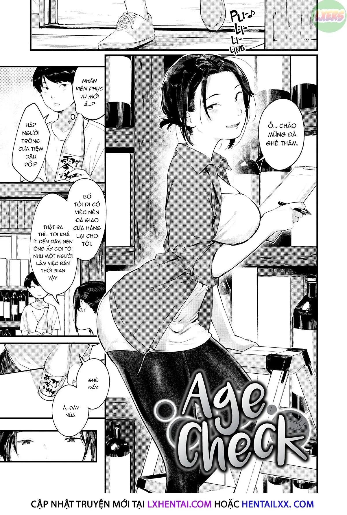 HentaiVN.net - Ảnh 5 - Đưa em về nhà - Chap 7 - Age Check