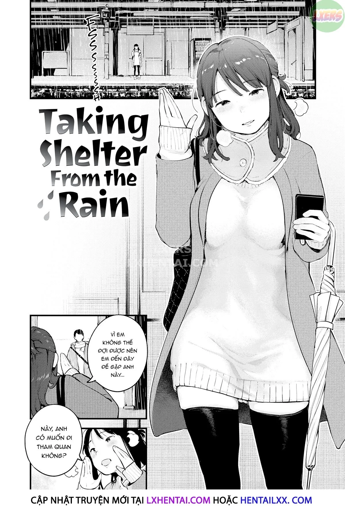 HentaiVN.net - Ảnh 6 - Đưa em về nhà - Chap 8 - Taking Shelter From the Rain