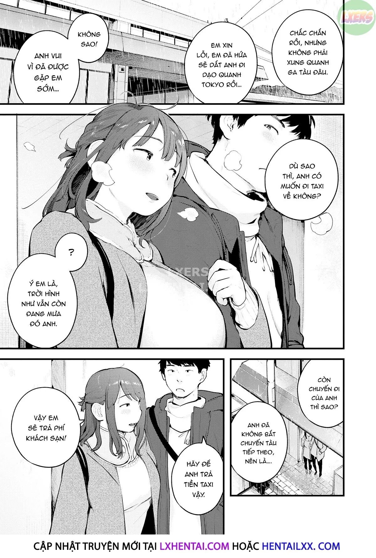HentaiVN.net - Ảnh 7 - Đưa em về nhà - Chap 8 - Taking Shelter From the Rain