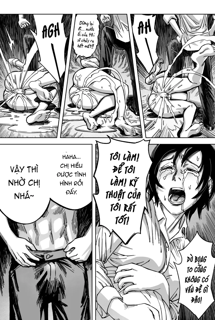 HentaiVN.net - Ảnh 14 - Có thai? Anh nhai cả vỏ!! [瞪一眼就怀孕] - Phần 1
