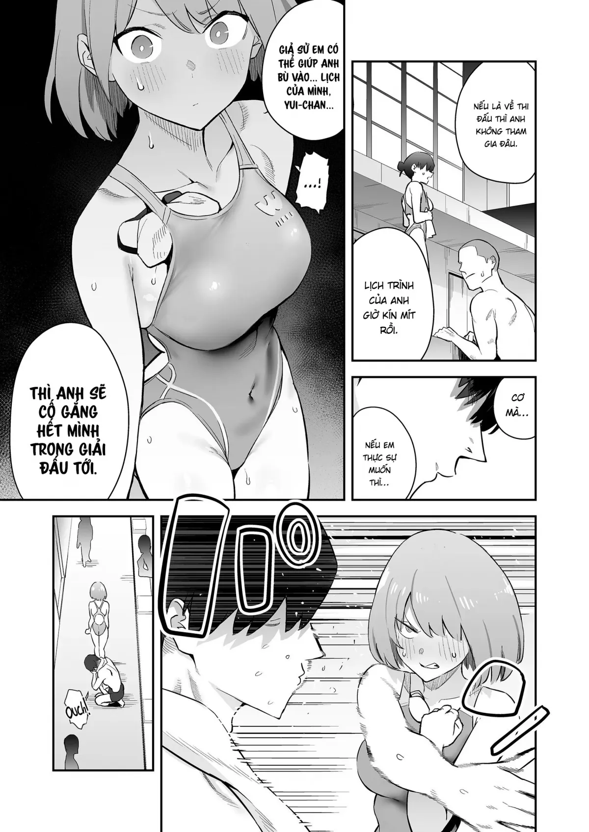 HentaiVN.net - Ảnh 4 - Cô nàng nghiêm túc trong clb bơi lội đã đắm chìm trong sếch [A Serious Girl Wearing a Competition Swimsuit Drowning in Sex] - Oneshot nứng