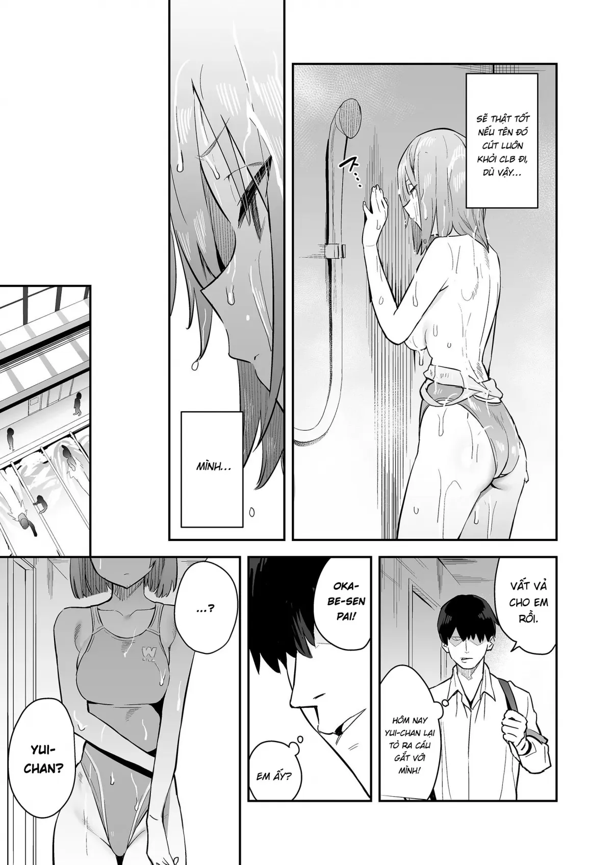 HentaiVN.net - Ảnh 6 - Cô nàng nghiêm túc trong clb bơi lội đã đắm chìm trong sếch [A Serious Girl Wearing a Competition Swimsuit Drowning in Sex] - Oneshot nứng