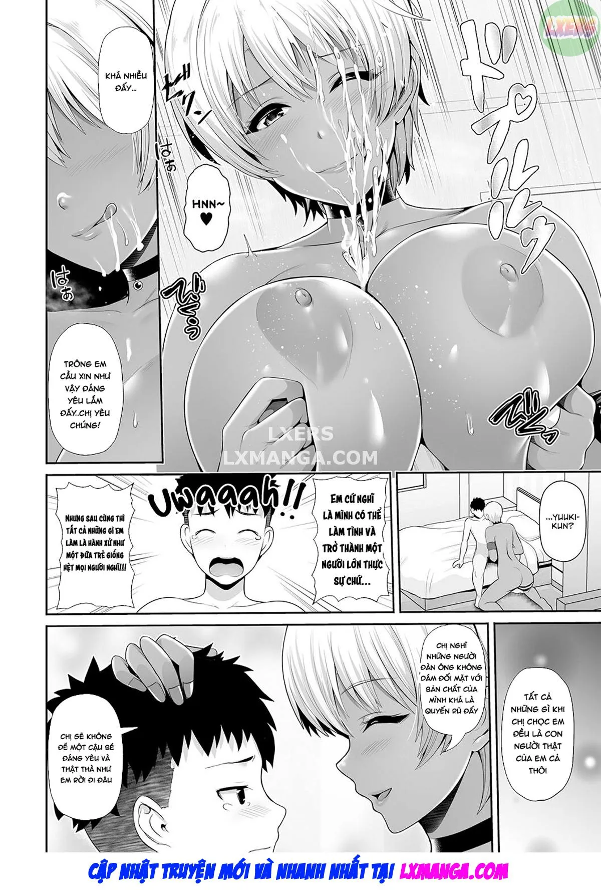 HentaiVN.net - Ảnh 11 - This Tanned Gyaru Only Has Eyes for You [Kuro Gal-chan wa Kimi dake o Miteru] - Chap 10