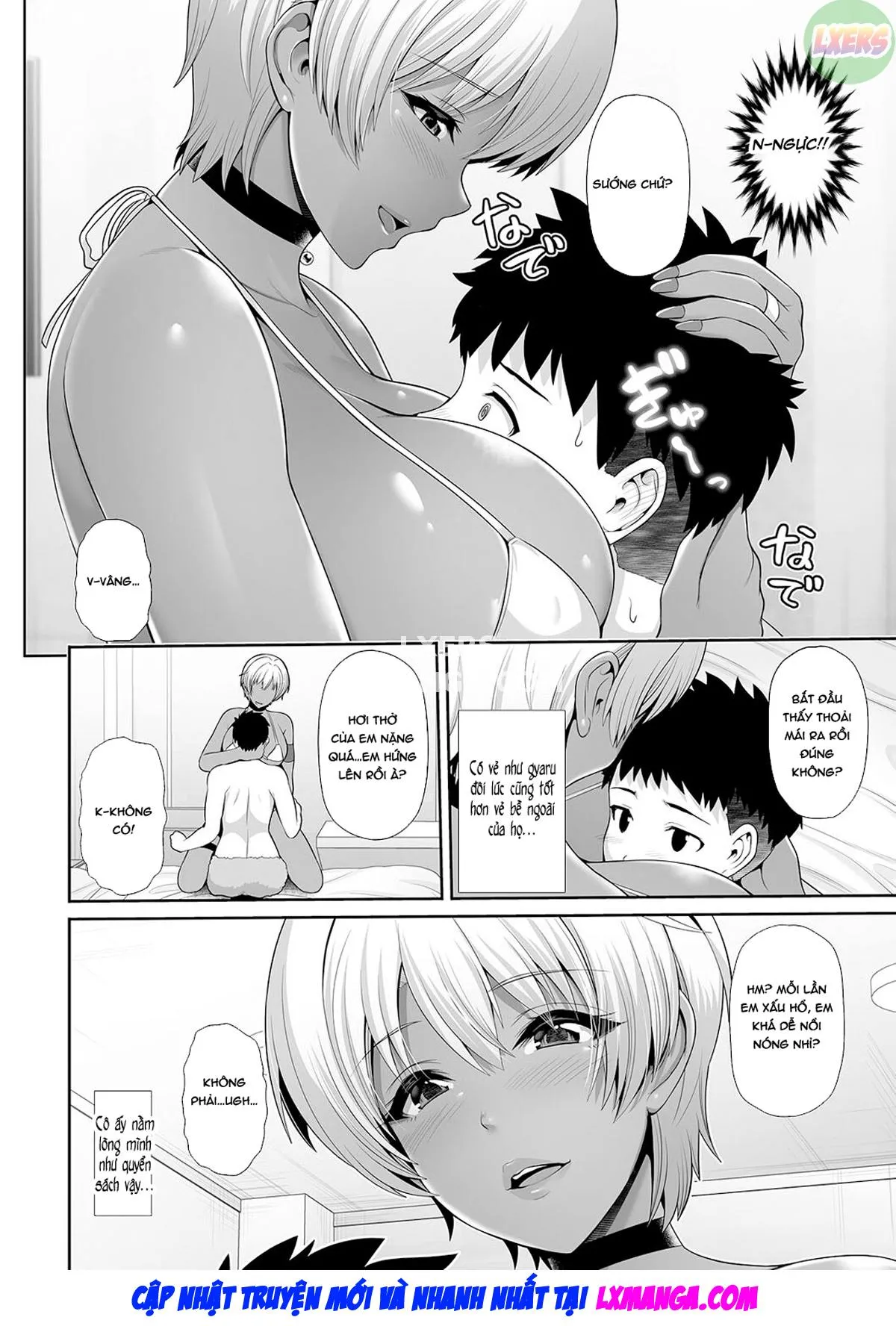 HentaiVN.net - Ảnh 7 - This Tanned Gyaru Only Has Eyes for You [Kuro Gal-chan wa Kimi dake o Miteru] - Chap 10