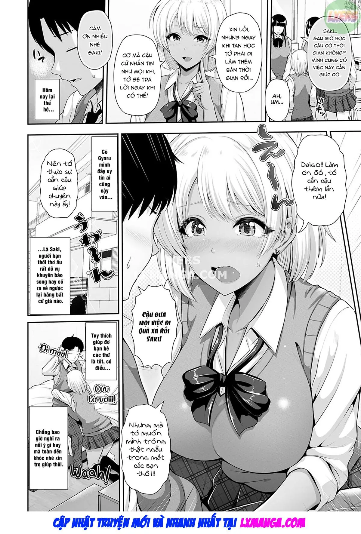 HentaiVN.net - Ảnh 5 - This Tanned Gyaru Only Has Eyes for You [Kuro Gal-chan wa Kimi dake o Miteru] - Chap 11 - END