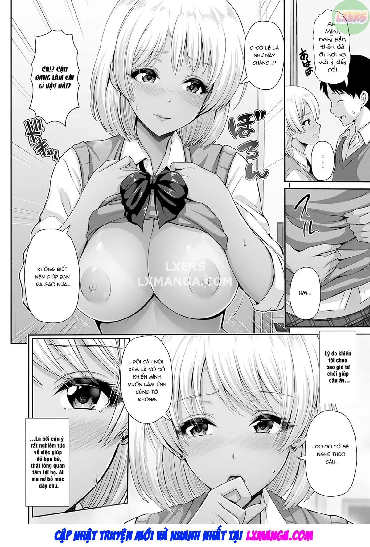 HentaiVN.net - Ảnh 7 - This Tanned Gyaru Only Has Eyes for You [Kuro Gal-chan wa Kimi dake o Miteru] - Chap 11 - END