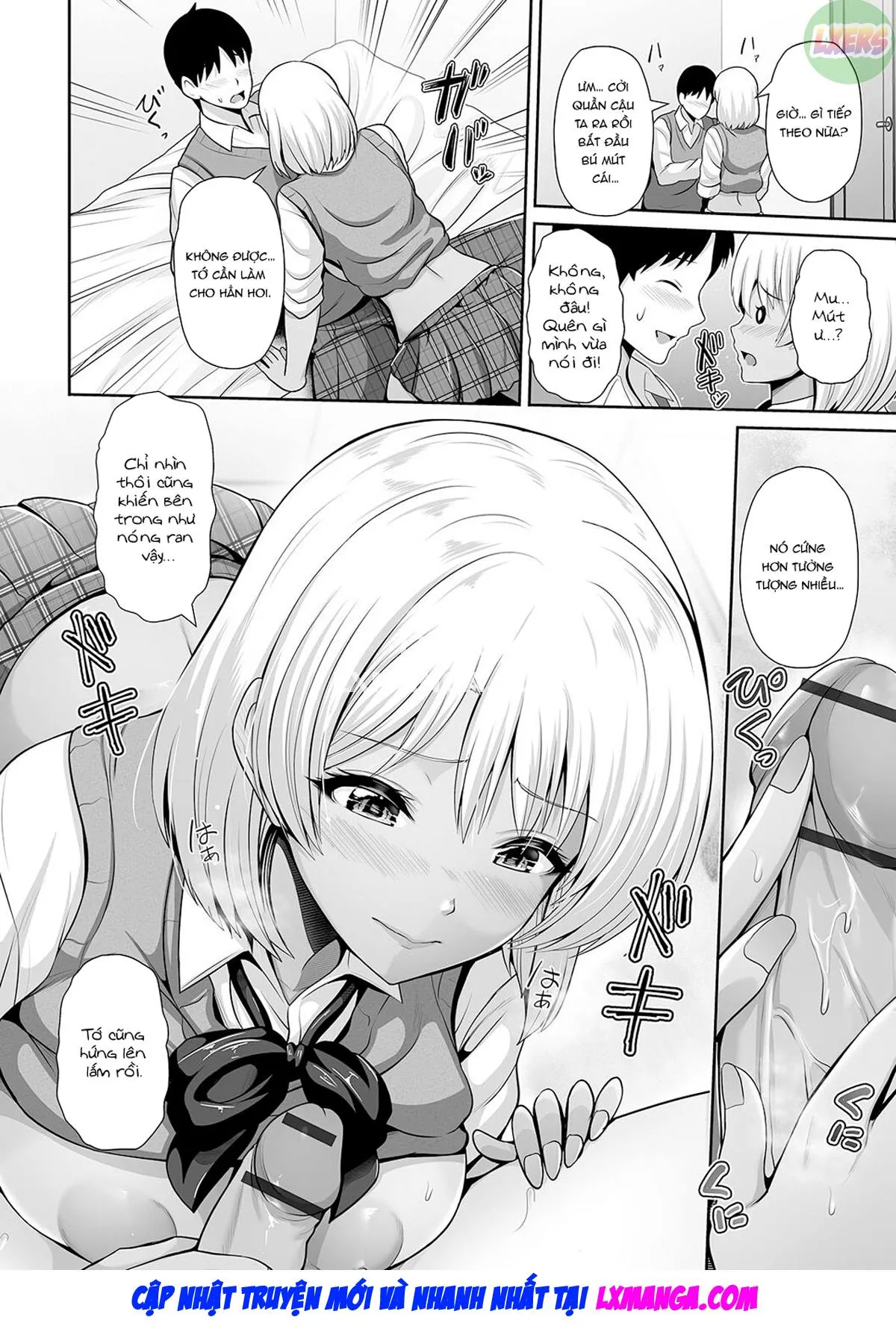 HentaiVN.net - Ảnh 9 - This Tanned Gyaru Only Has Eyes for You [Kuro Gal-chan wa Kimi dake o Miteru] - Chap 11 - END