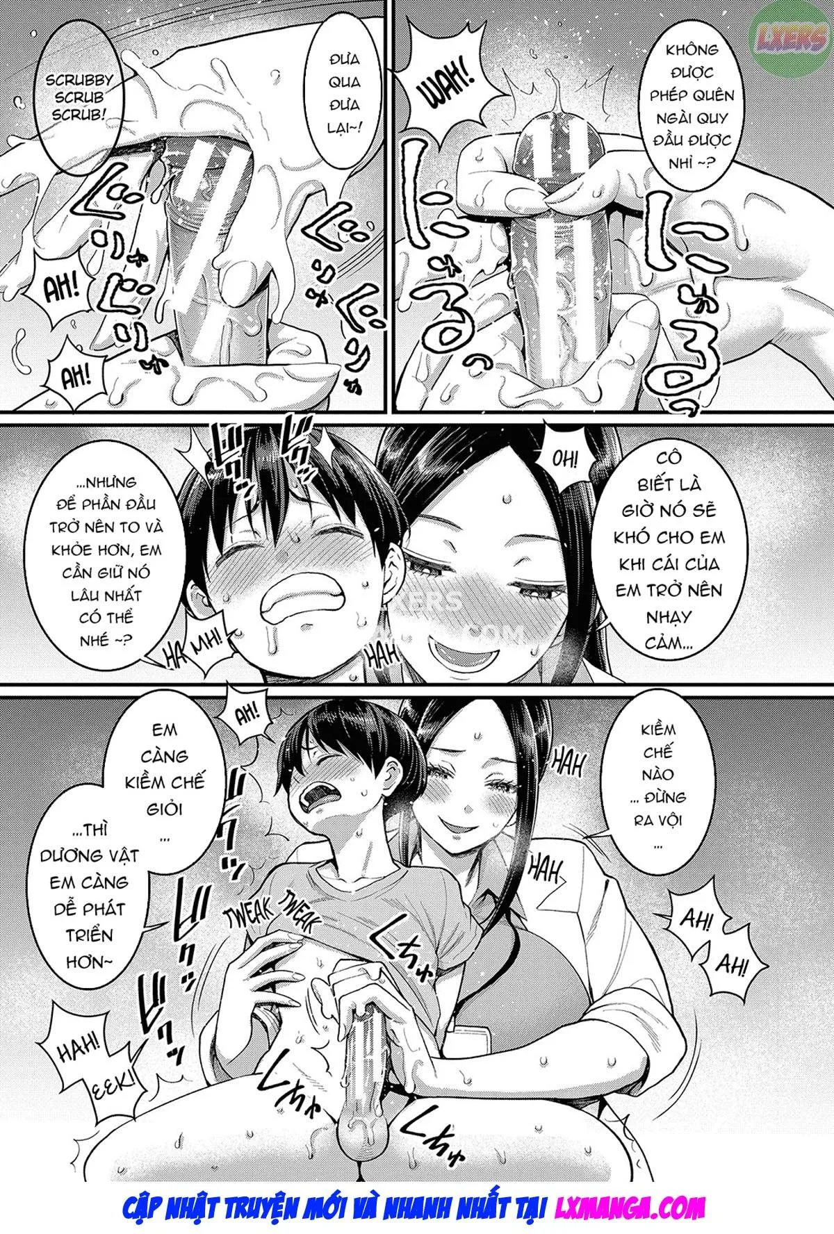 HentaiVN.net - Ảnh 14 - Shiori-Sensei, The Nurturing Nurse [Shiori Sensei Wa Ochinchin No Sodateya-San] - Chap 1