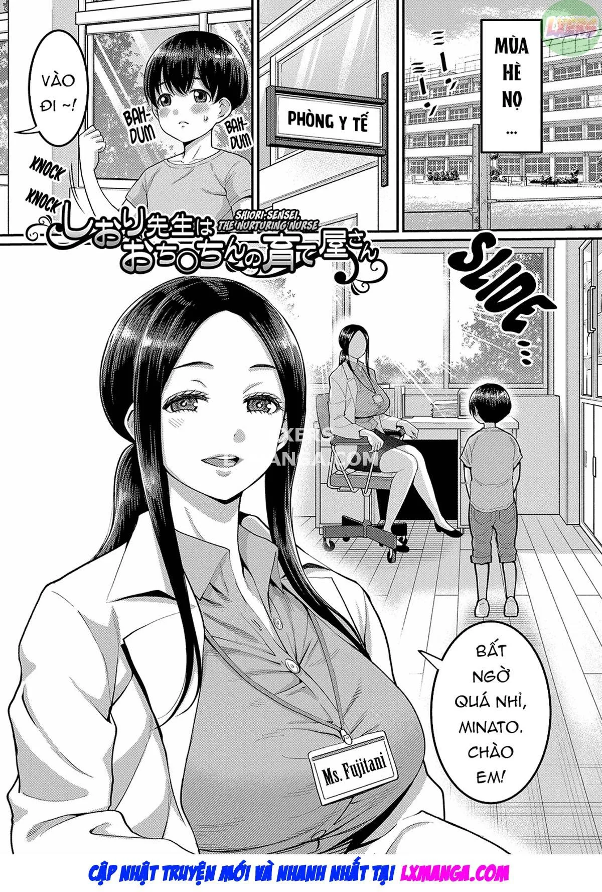 HentaiVN.net - Ảnh 6 - Shiori-Sensei, The Nurturing Nurse [Shiori Sensei Wa Ochinchin No Sodateya-San] - Chap 1