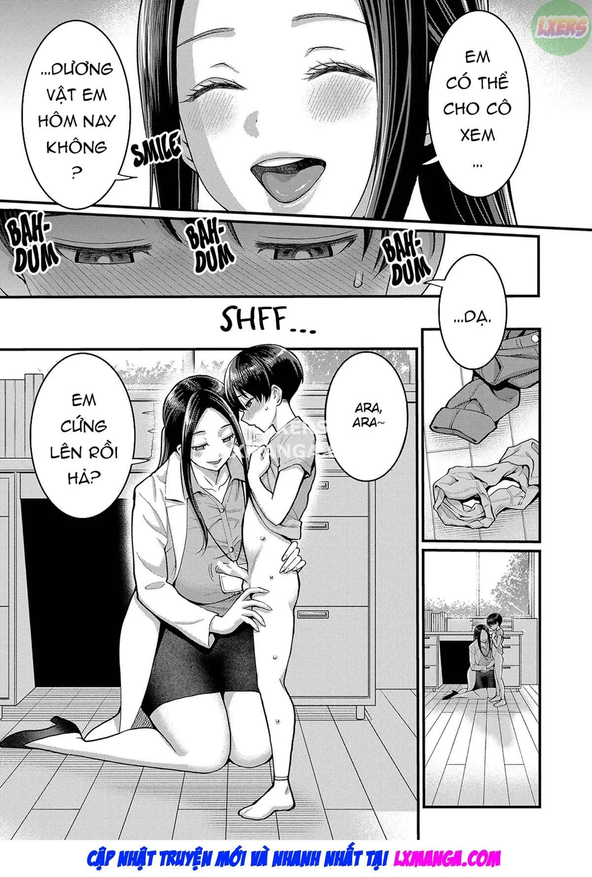 HentaiVN.net - Ảnh 8 - Shiori-Sensei, The Nurturing Nurse [Shiori Sensei Wa Ochinchin No Sodateya-San] - Chap 1