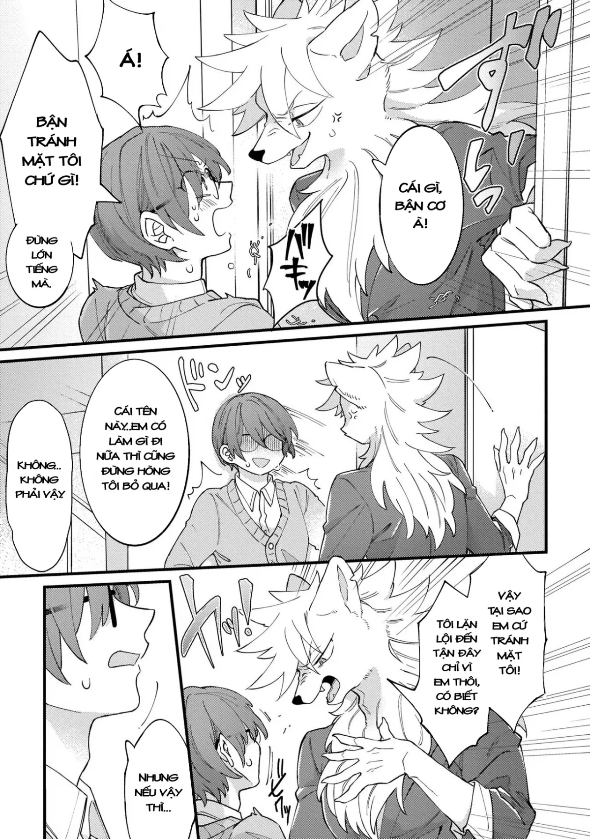 HentaiVN.net - Ảnh 13 - Trở thành gia đình với nhân thú [High Spec na Juujin ni Otosaremashita] - Chap 1