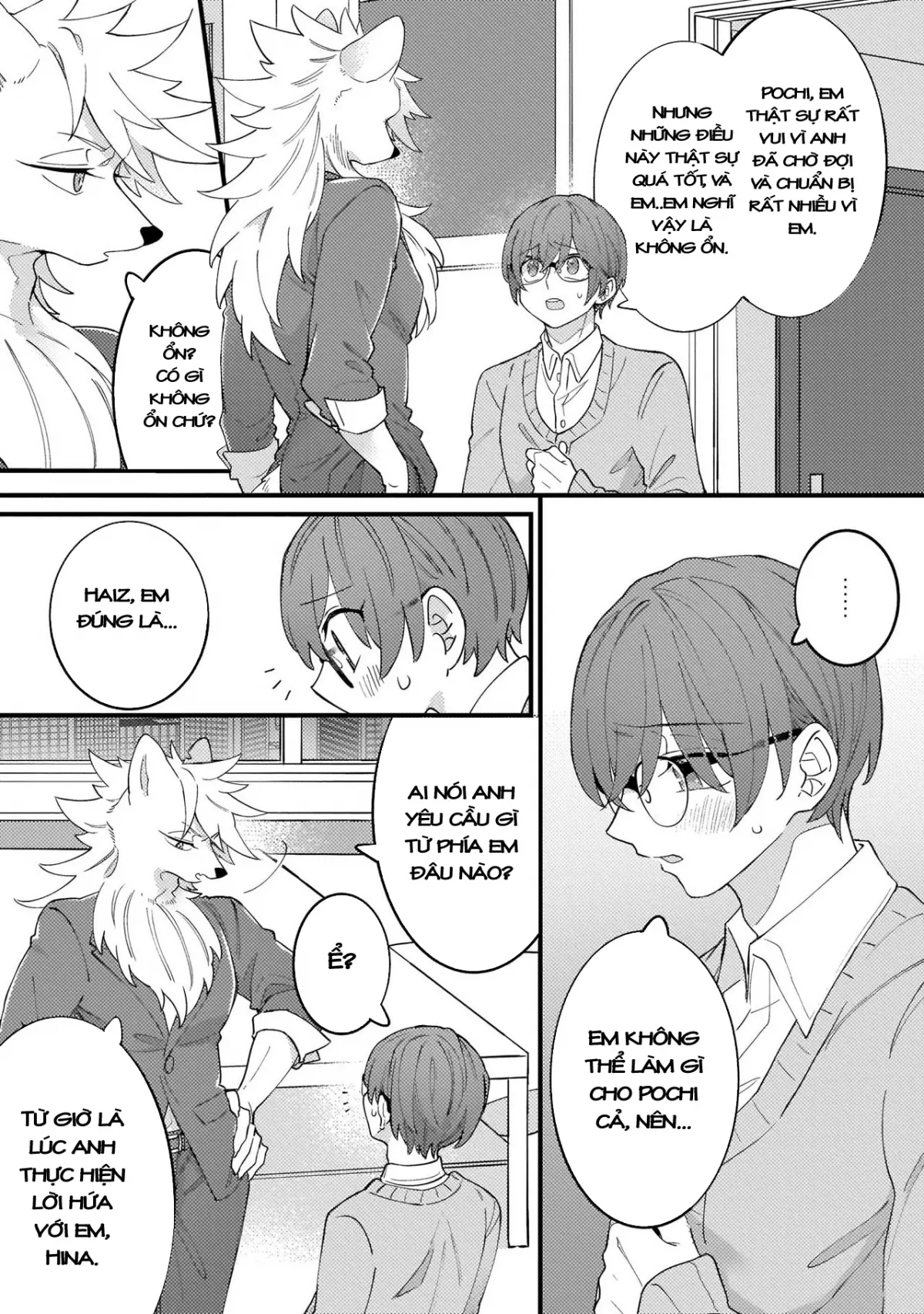 HentaiVN.net - Ảnh 19 - Trở thành gia đình với nhân thú [High Spec na Juujin ni Otosaremashita] - Chap 1
