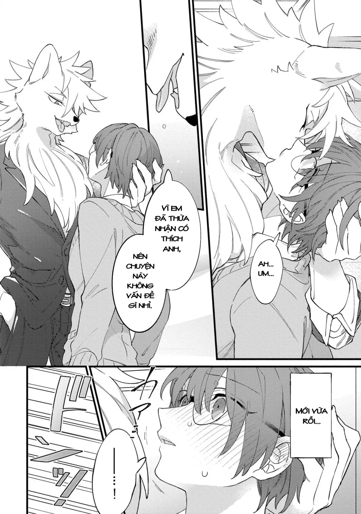 HentaiVN.net - Ảnh 22 - Trở thành gia đình với nhân thú [High Spec na Juujin ni Otosaremashita] - Chap 1