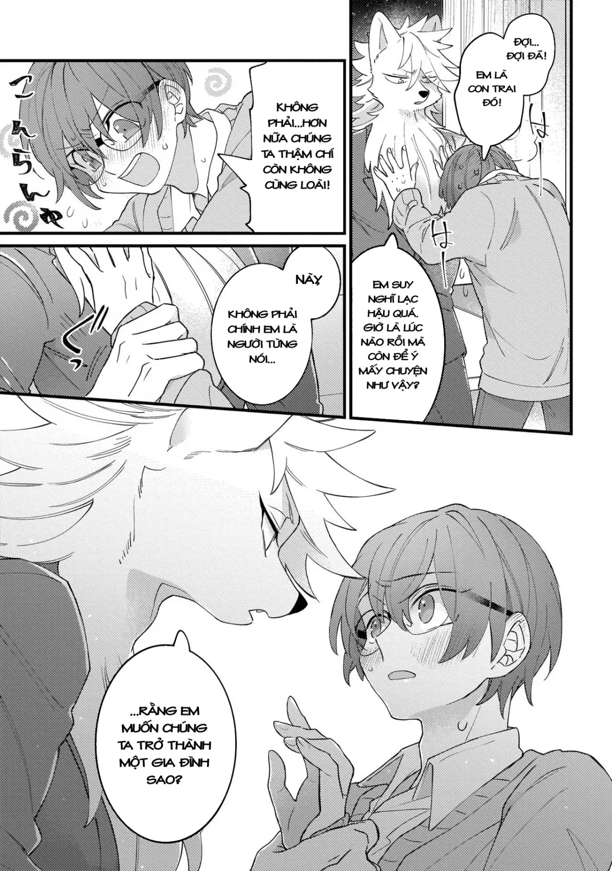 HentaiVN.net - Ảnh 23 - Trở thành gia đình với nhân thú [High Spec na Juujin ni Otosaremashita] - Chap 1