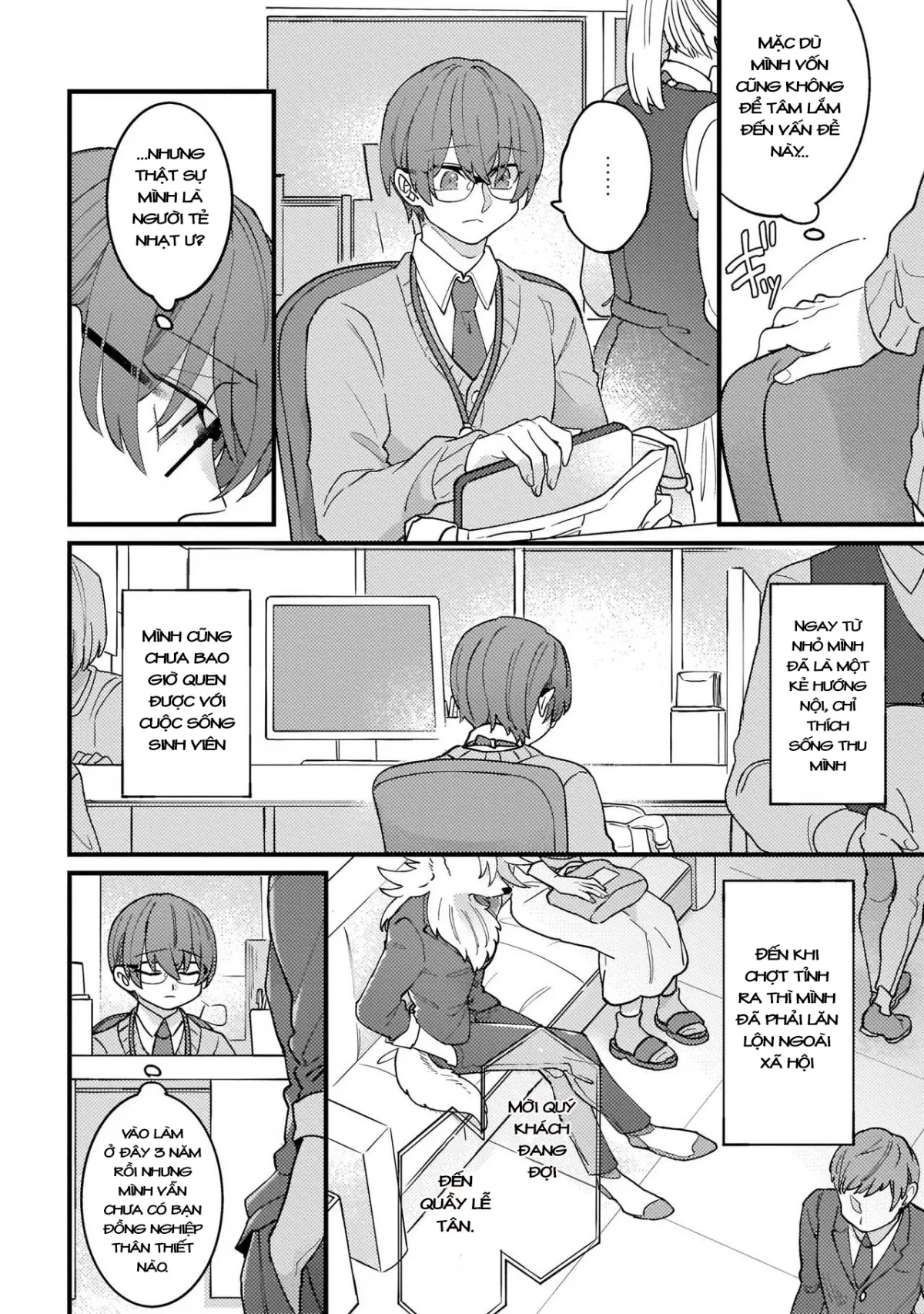 HentaiVN.net - Ảnh 6 - Trở thành gia đình với nhân thú [High Spec na Juujin ni Otosaremashita] - Chap 1