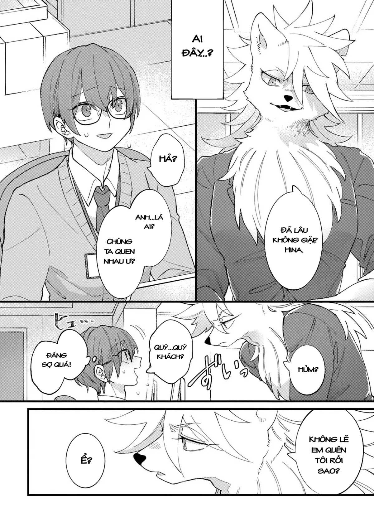 HentaiVN.net - Ảnh 8 - Trở thành gia đình với nhân thú [High Spec na Juujin ni Otosaremashita] - Chap 1
