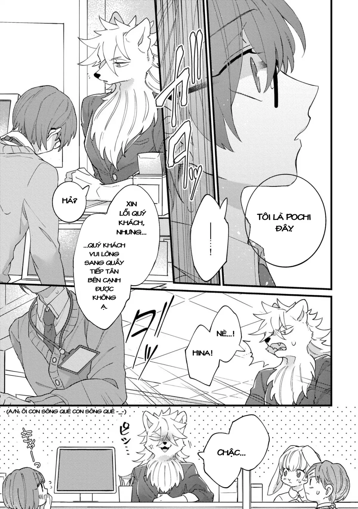 HentaiVN.net - Ảnh 9 - Trở thành gia đình với nhân thú [High Spec na Juujin ni Otosaremashita] - Chap 1