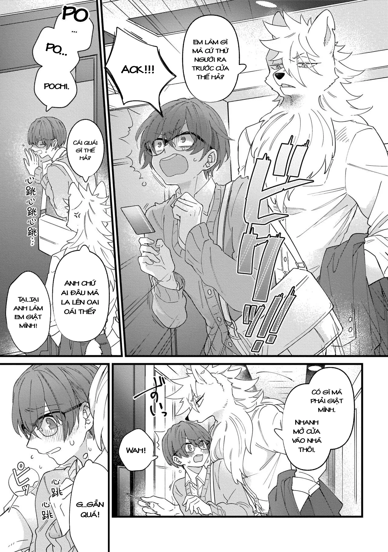 HentaiVN.net - Ảnh 4 - Trở thành gia đình với nhân thú [High Spec na Juujin ni Otosaremashita] - Chap 2