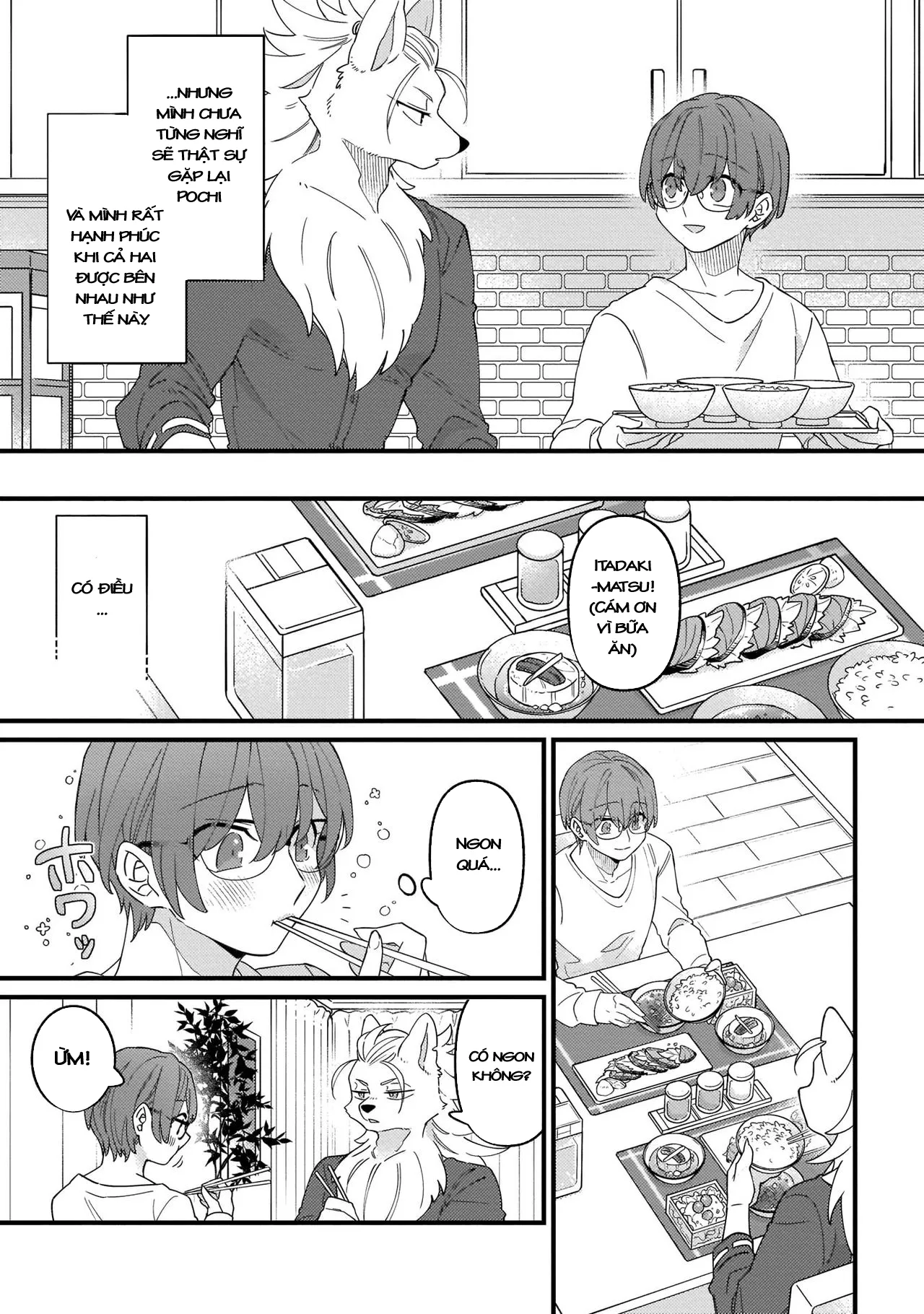 HentaiVN.net - Ảnh 6 - Trở thành gia đình với nhân thú [High Spec na Juujin ni Otosaremashita] - Chap 2