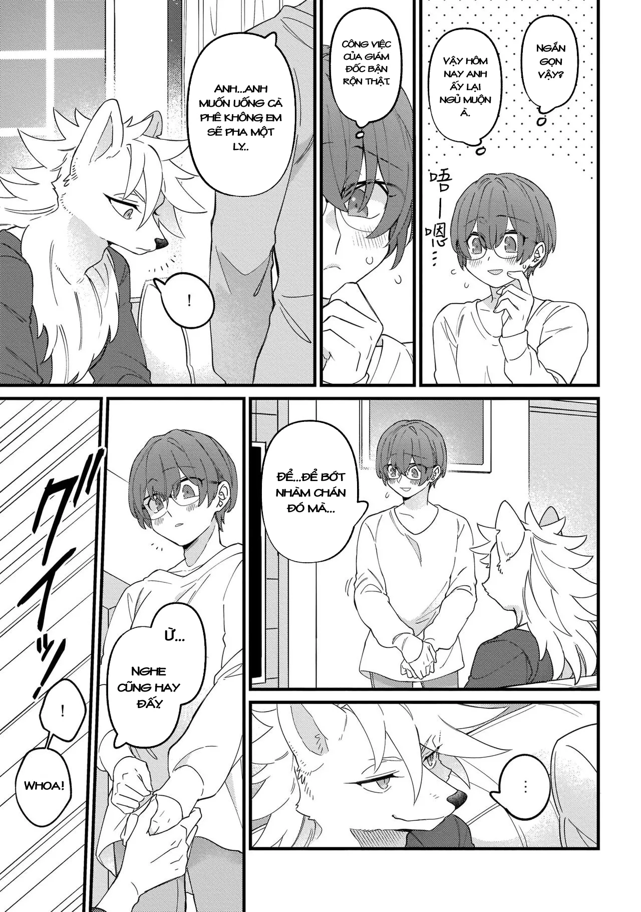 HentaiVN.net - Ảnh 10 - Trở thành gia đình với nhân thú [High Spec na Juujin ni Otosaremashita] - Chap 2
