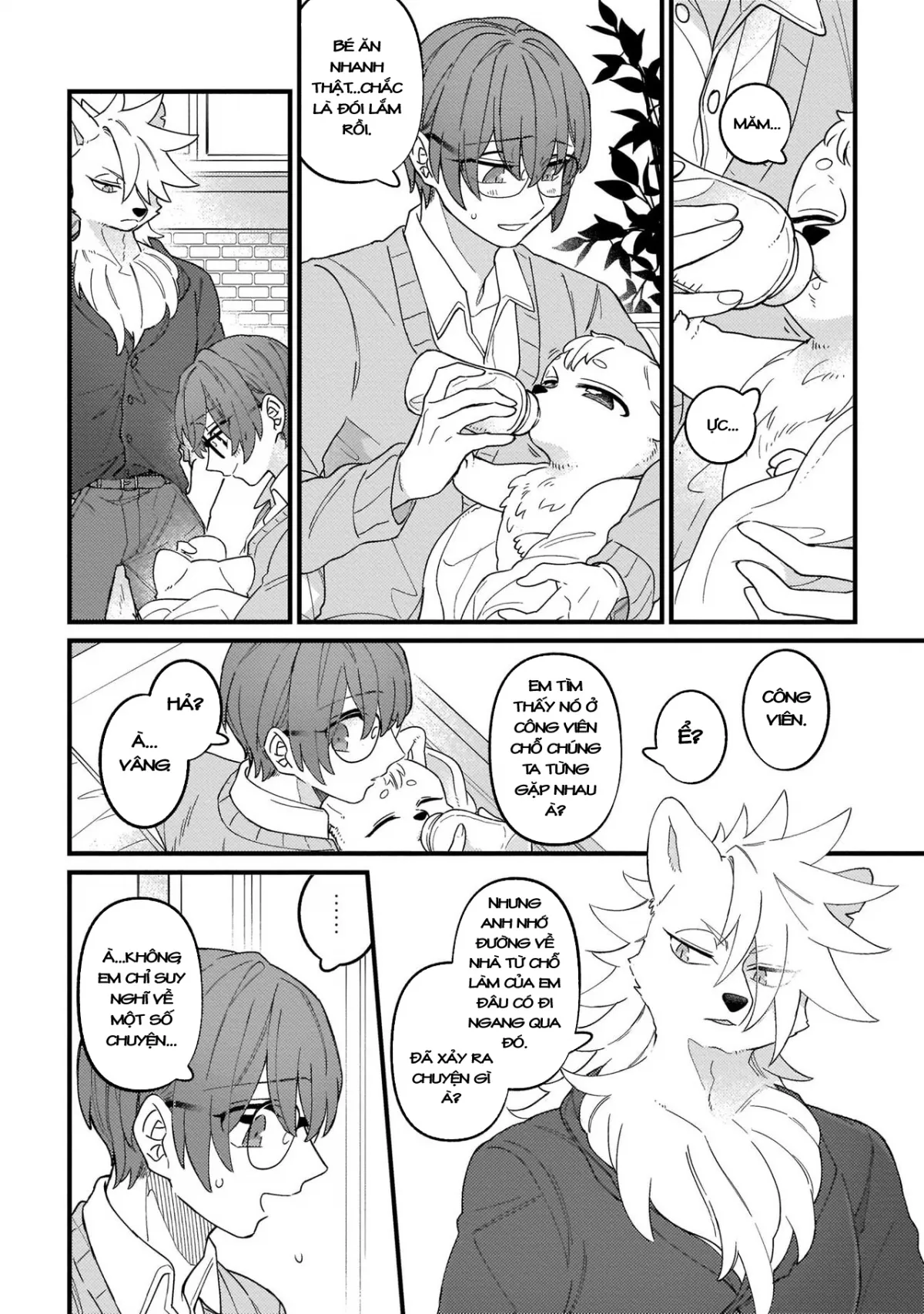 HentaiVN.net - Ảnh 11 - Trở thành gia đình với nhân thú [High Spec na Juujin ni Otosaremashita] - Chap 3