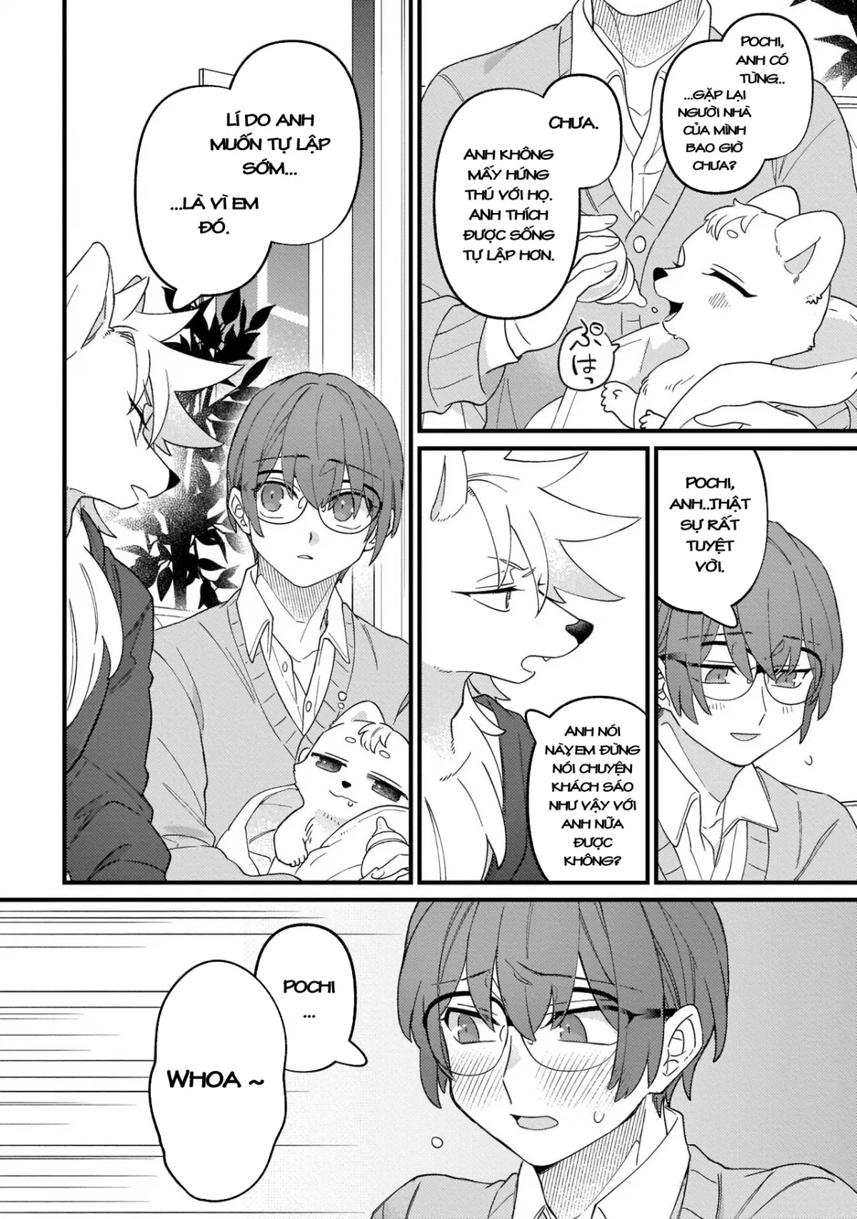 HentaiVN.net - Ảnh 13 - Trở thành gia đình với nhân thú [High Spec na Juujin ni Otosaremashita] - Chap 3