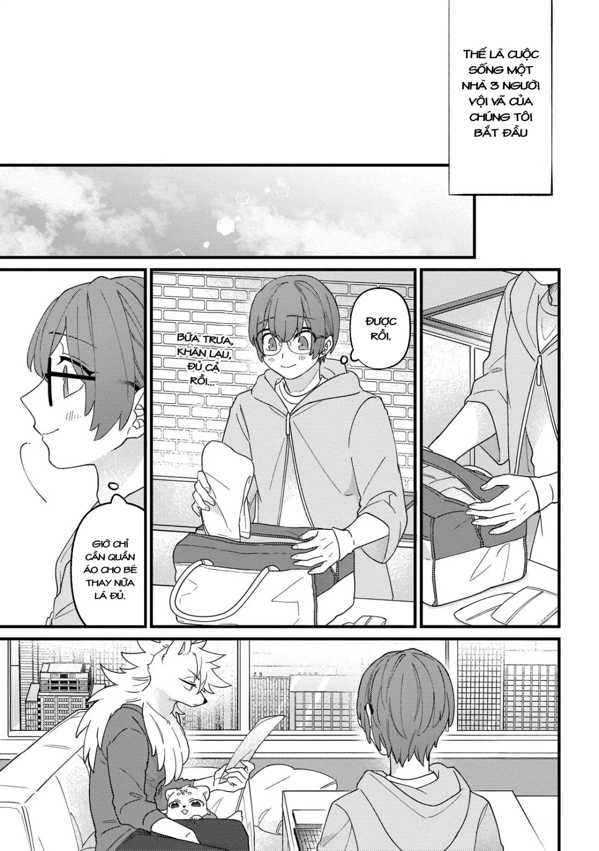 HentaiVN.net - Ảnh 16 - Trở thành gia đình với nhân thú [High Spec na Juujin ni Otosaremashita] - Chap 3