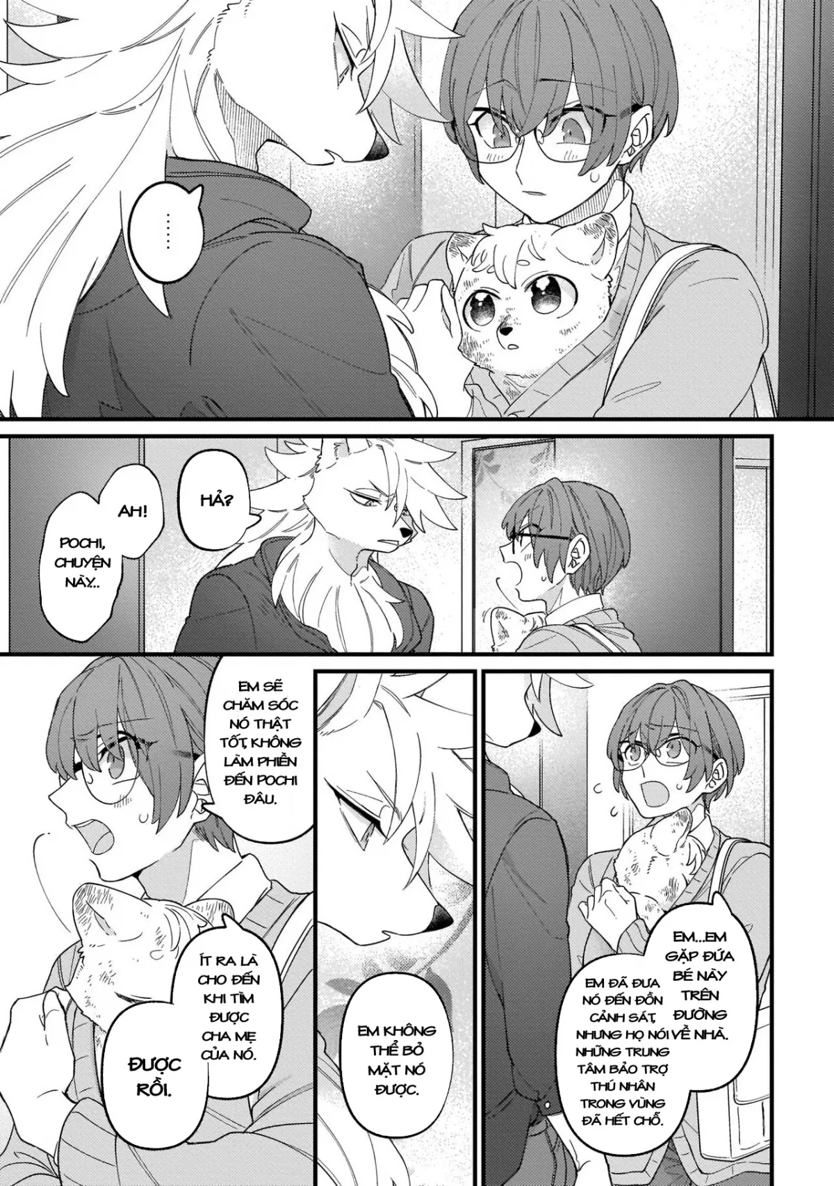 HentaiVN.net - Ảnh 8 - Trở thành gia đình với nhân thú [High Spec na Juujin ni Otosaremashita] - Chap 3