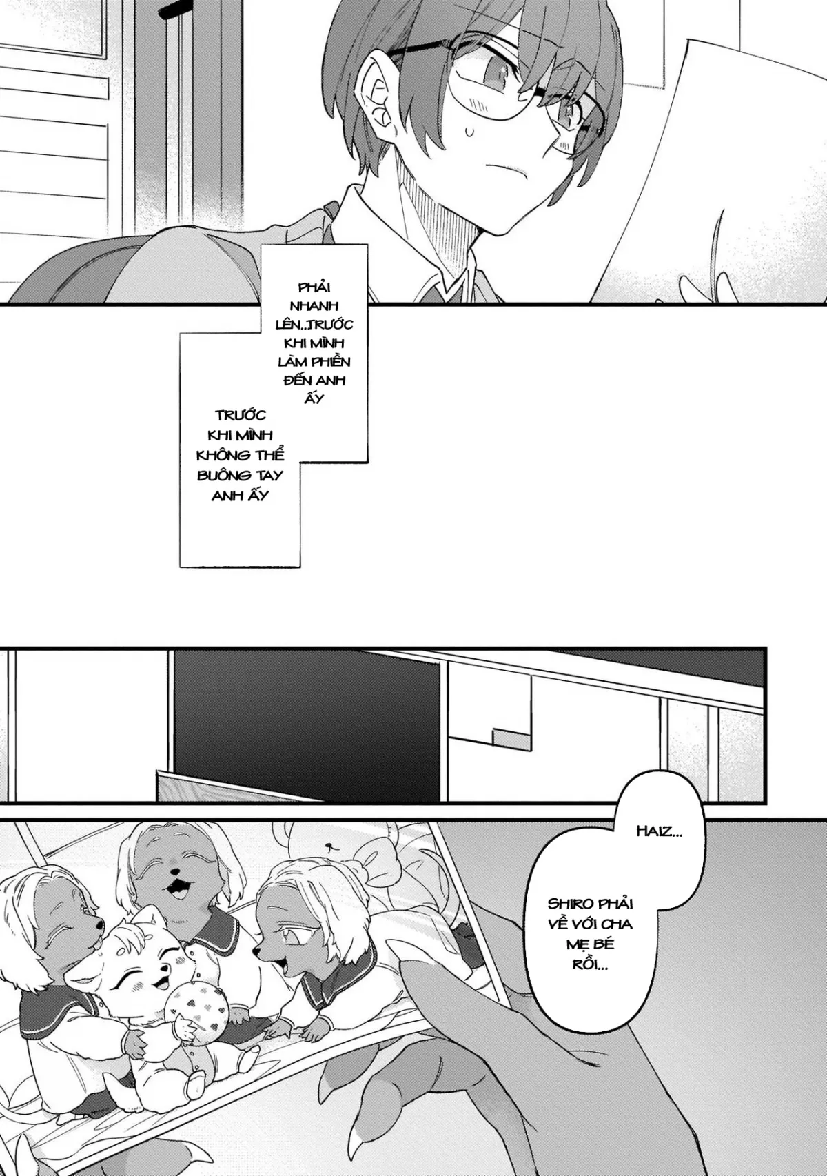 HentaiVN.net - Ảnh 12 - Trở thành gia đình với nhân thú [High Spec na Juujin ni Otosaremashita] - Chap 4