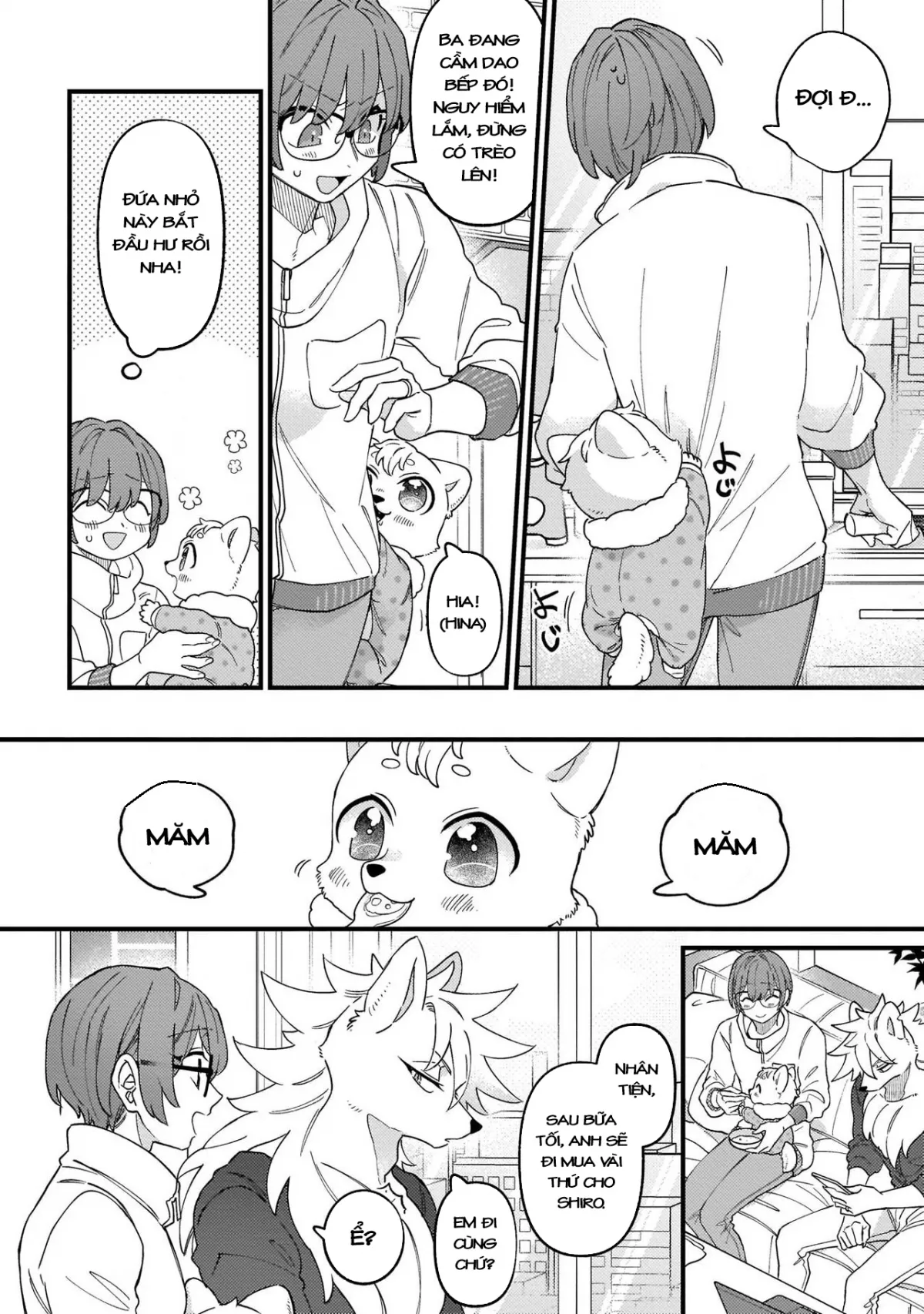 HentaiVN.net - Ảnh 29 - Trở thành gia đình với nhân thú [High Spec na Juujin ni Otosaremashita] - Chap 4