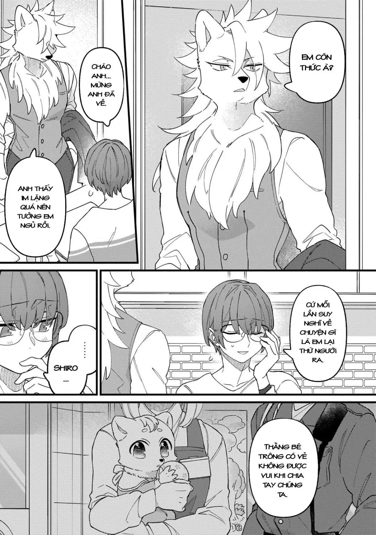 HentaiVN.net - Ảnh 4 - Trở thành gia đình với nhân thú [High Spec na Juujin ni Otosaremashita] - Chap 4