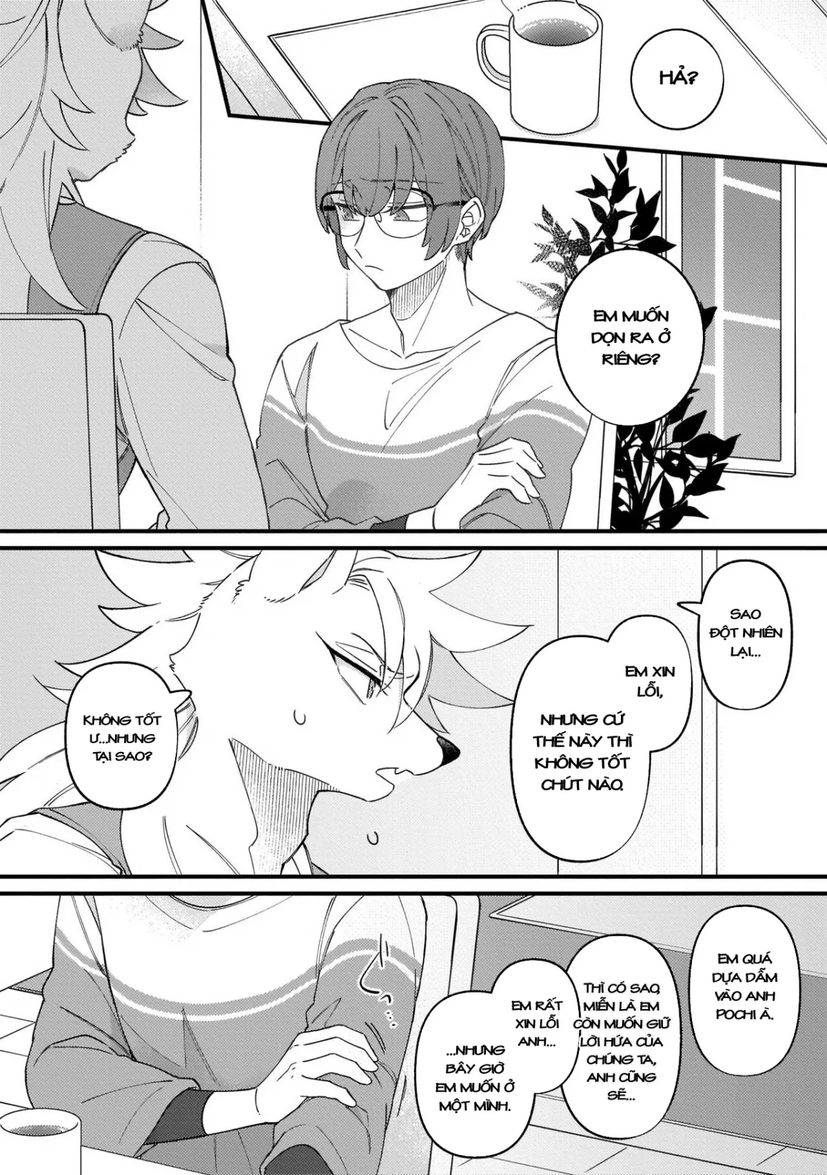 HentaiVN.net - Ảnh 7 - Trở thành gia đình với nhân thú [High Spec na Juujin ni Otosaremashita] - Chap 4