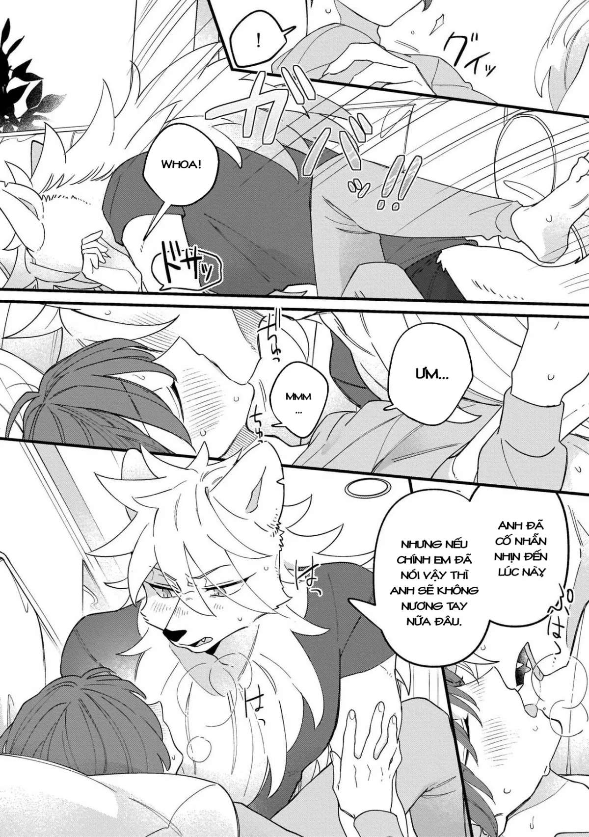 HentaiVN.net - Ảnh 21 - Trở thành gia đình với nhân thú [High Spec na Juujin ni Otosaremashita] - Chương 5