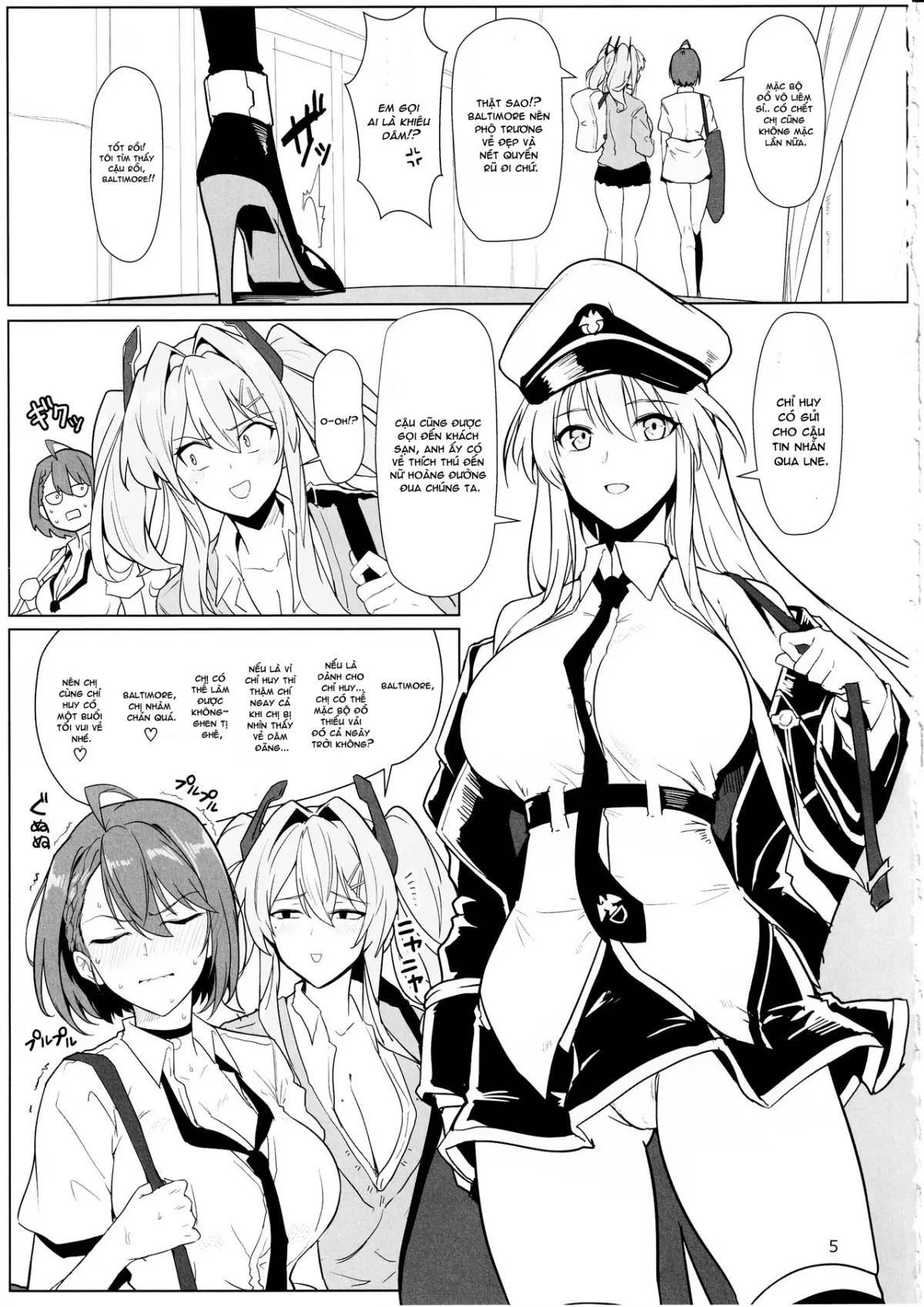 HentaiVN.net - Ảnh 5 - ace Queen na Enterprise to Baltimore to Sukebe suru Hon (Azur Lane) [レースクイーンなエンタープライズとボルチモアとすけべするほん (アズールレーン)] - Oneshot