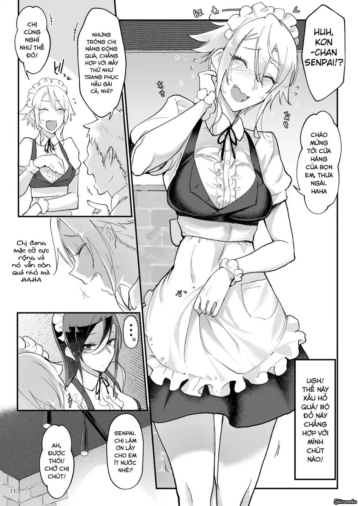 HentaiVN.net - Ảnh 12 - Mesudachi The Series [Mesudachi | Boyish Girl Friend; Mesu Dachi EX; MESU DACHI SUN; Mesu Dachi Four Itome no Deka Onna Senpai; Mesu Dachi Go!; Mesudachi To.; Mesudachisui | Sleeping Fuck-buddy] - Chap 4 - Mesu Dachi Four Itome no Deka Onna Senpai