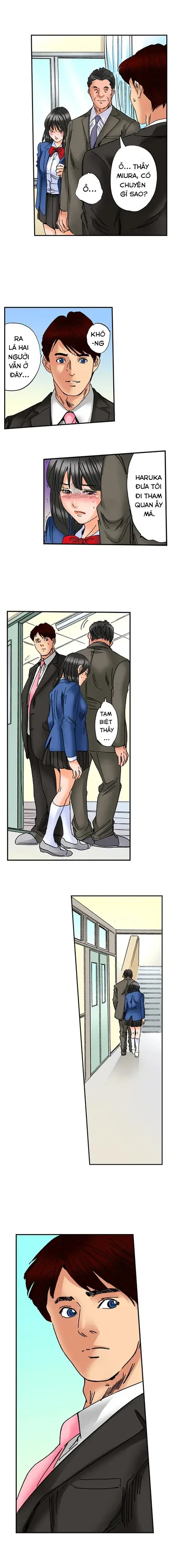HentaiVN.net - Ảnh 13 - Tên cha dượng có mưu đồ với cô con gái. [step father aims his daughter] - Chap 11 : Bị hãm hiếp trong lớp học!!!
