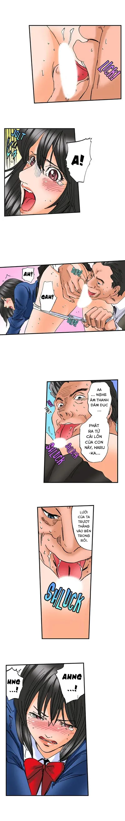 HentaiVN.net - Ảnh 5 - Tên cha dượng có mưu đồ với cô con gái. [step father aims his daughter] - Chap 11 : Bị hãm hiếp trong lớp học!!!