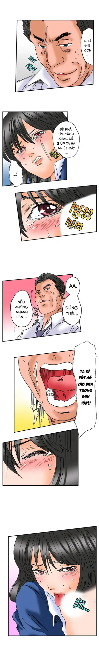 HentaiVN.net - Ảnh 8 - Tên cha dượng có mưu đồ với cô con gái. [step father aims his daughter] - Chap 11 : Bị hãm hiếp trong lớp học!!!