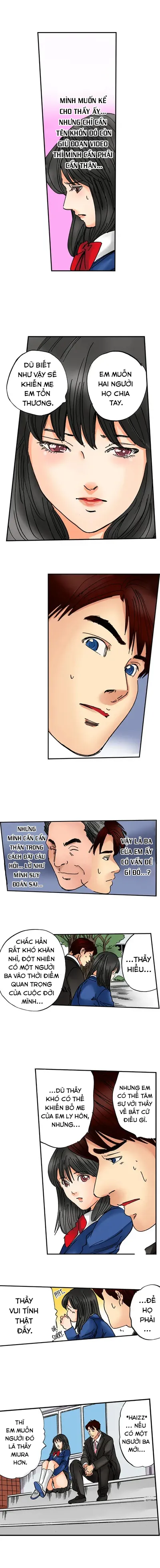 HentaiVN.net - Ảnh 8 - Tên cha dượng có mưu đồ với cô con gái. [step father aims his daughter] - Chap 12: Thầy Miura...