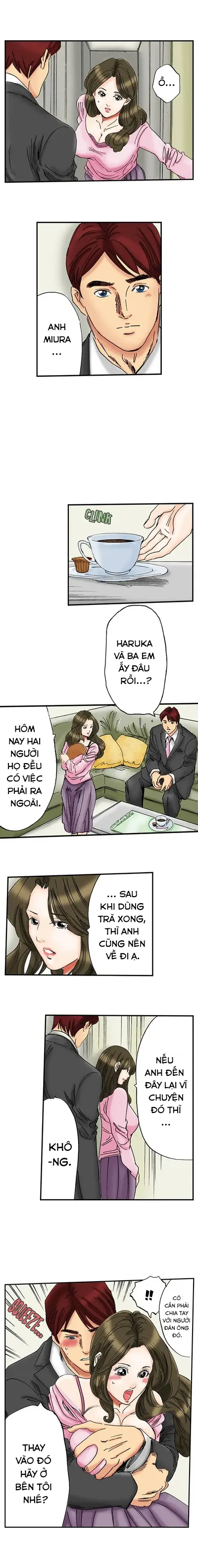 HentaiVN.net - Ảnh 12 - Tên cha dượng có mưu đồ với cô con gái. [step father aims his daughter] - Chap 14: Chuyến viếng thăm bất ngờ...