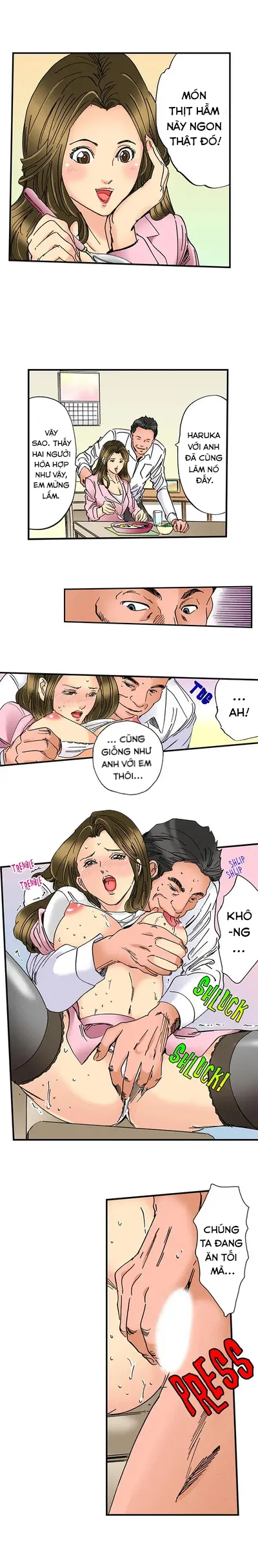 HentaiVN.net - Ảnh 6 - Tên cha dượng có mưu đồ với cô con gái. [step father aims his daughter] - Chap 14: Chuyến viếng thăm bất ngờ...