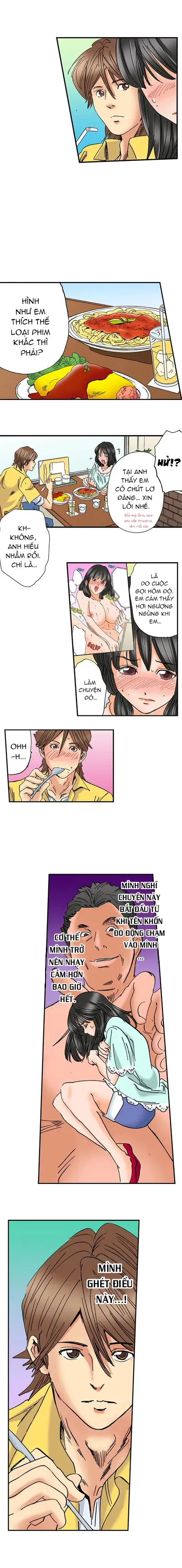 HentaiVN.net - Ảnh 5 - Tên cha dượng có mưu đồ với cô con gái. [step father aims his daughter] - Chap 15: Cha dượng tri đỏ dái kkk